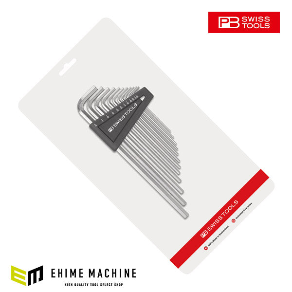 日本正規品 PBスイスツールズ 六角棒レンチセット ロング (214Z.H-12CN)(7610733235513)
