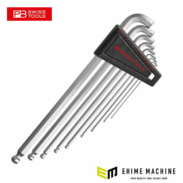 日本正規品 PBスイスツールズ マルチアングルボール付六角レンチセット (2222.LH-10)(7610733282845)