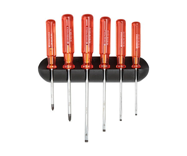 【ワケあり特価品】 (状態A) 日本正規品 PBスイスツールズ ホルダー付ドライバーセット 6本組 プラス マイナス ドライバー (244) (7610733016112)
