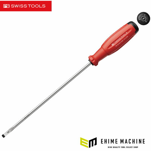 日本正規品 PBスイスツールズ スイスグリップEVO マイナスドライバー 5.5mm 200mmロング (38100.3-200)(7610733295418) 新世代 スイスグリップEVO