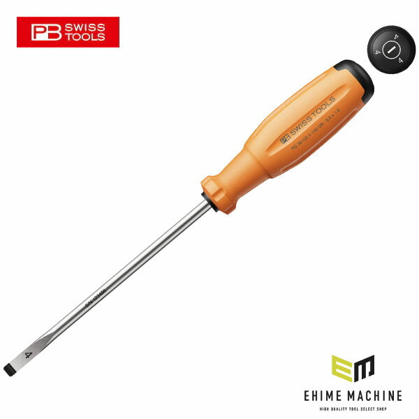 日本正規品 PBスイスツールズ 38100.4-140OR レインボーEVO マイナスドライバー 橙 (7610733296767) 新世代 スイスグリップEVO
