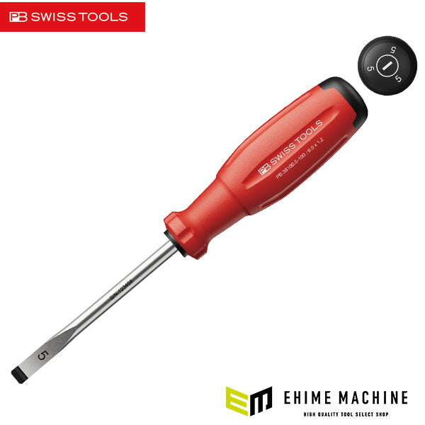 日本正規品 PBスイスツールズ スイスグリップEVO マイナスドライバー 8.0mm 100mm (38100.5-100)(7610733295470) 新世代 スイスグリップEVO