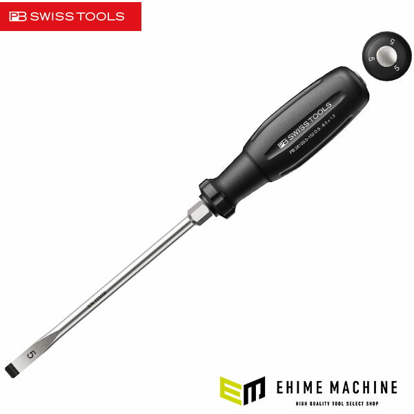 日本正規品 PBスイスツールズ スイスグリップEVO 貫通マイナスドライバー 根元六角 150mm (38100.5-150DS)(7610733296514) 新世代 スイスグリップEVO
