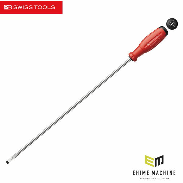 日本正規品 PBスイスツールズ スイスグリップEVO マイナスドライバー 8.0mm 400mmロング (38100.5-400)(7610733295494) 新世代 スイスグリップEVO