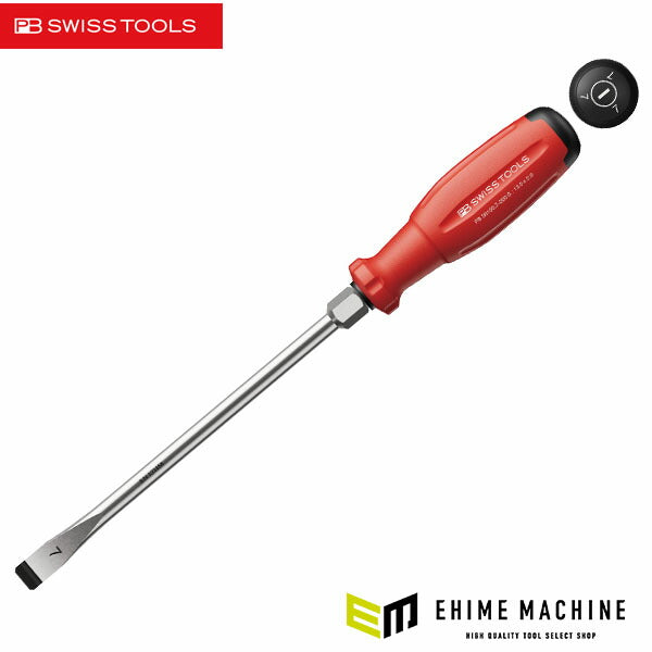 日本正規品 PBスイスツールズ スイスグリップEVO マイナスドライバー 根元六角 13mm/ロング200mm (38100.7-200S)(7610733295555) 新世代 スイスグリップEVO