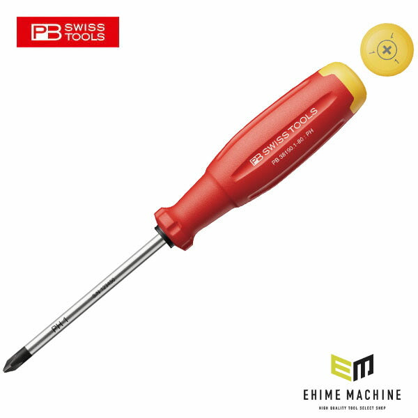 日本正規品 PBスイスツールズ 38190.1-80 スイスグリップEVO プラスドライバー #1 (7610733295616) 新世代 スイスグリップEVO