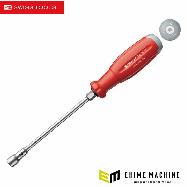 日本正規品 PBスイスツールズ スイスグリップEVO ナットドライバー 根元六角 10mm (38200.10-160S)(7610733295913) 新世代 スイスグリップEVO