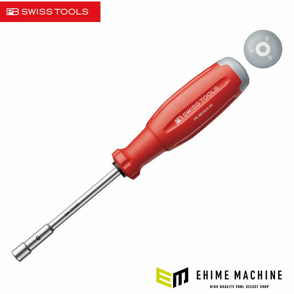 日本正規品 PBスイスツールズ スイスグリップEVO ナットドライバー 6mm (38200.6-90)(7610733295883) 新世代 スイスグリップEVO