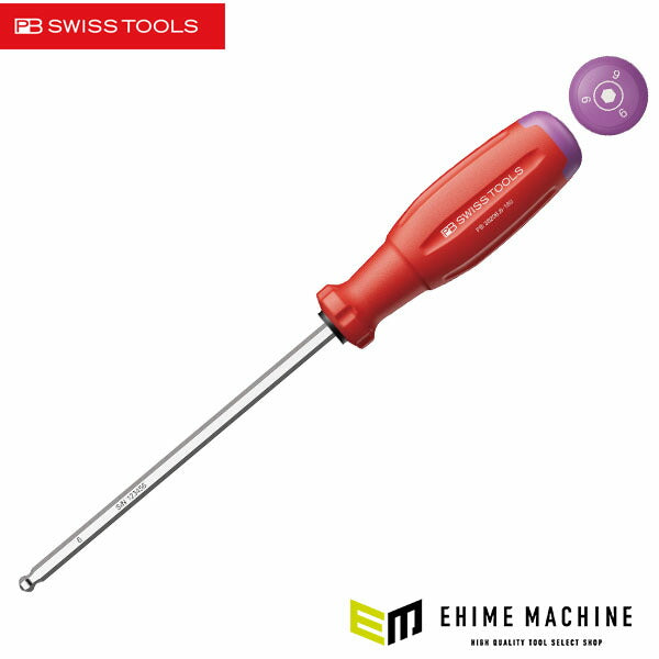 日本正規品 PBスイスツールズ スイスグリップEVO ボールポイントドライバー 6mm 160mm (38206.6-160)(7610733296118) 新世代 スイスグリップEVO