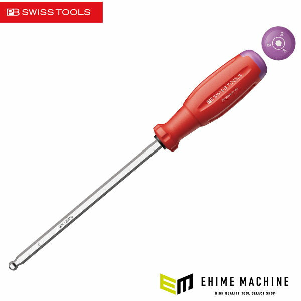 日本正規品 PBスイスツールズ スイスグリップEVO ボールポイントドライバー 8mm 180mm (38206.8-180)(7610733296125) 新世代 スイスグリップEVO