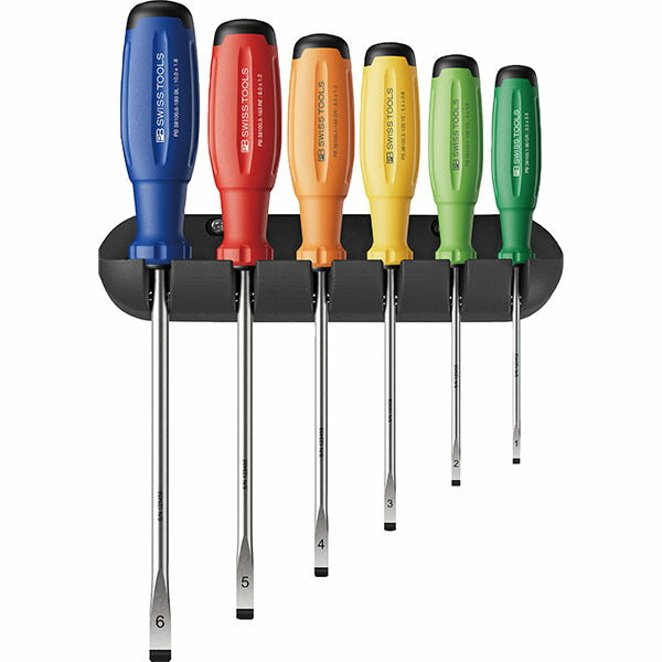 日本正規品 PBスイスツールズ 38240.HRBCBB レインボーEVO ドライバーセット(BOX) (7610733296804) 新世代 スイスグリップEVO