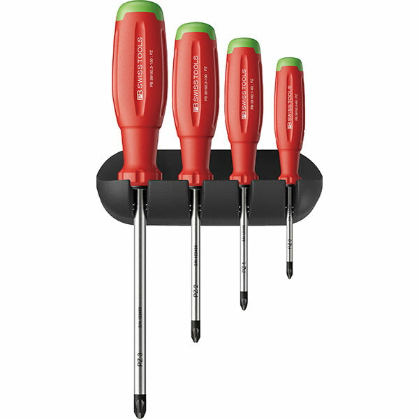 日本正規品 PBスイスツールズ レインボーEVO PZドライバーセット(BOX) ホルダー付 (38243.HCBB)(7610733296620) 新世代 スイスグリップEVO