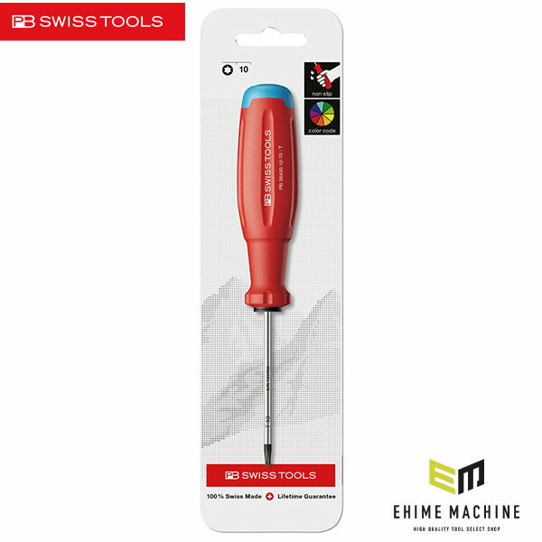 日本正規品 PBスイスツールズ スイスグリップEVO ドライバー Torx T10 70mm 台紙付 (38400.10-70CN)(7610733297276) 新世代 スイスグリップEVO