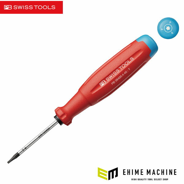 日本正規品 PBスイスツールズ スイスグリップEVO トルクスドライバー Torx T4 40mm (38400.4-40)(7610733296149) 新世代 スイスグリップEVO