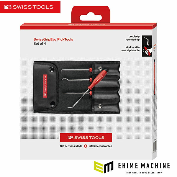 日本正規品 PBスイスツールズ ピックツール4本組 ロールケース付 (BOX) (38681.CBB)(7610733297085) 新世代 スイスグリップEVO