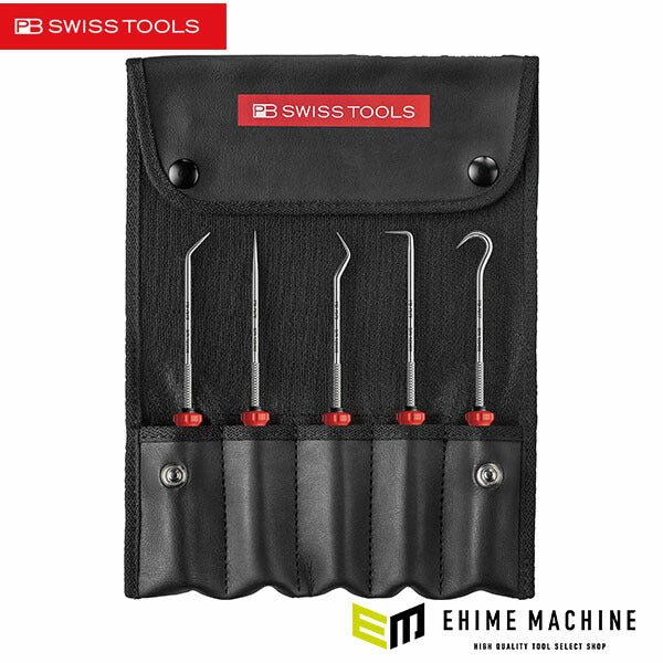 日本正規品 PBスイスツールズ スイスグリップEVO ピックツール5本組 ロールケース付 (38685)(7610733297092) 新世代 スイスグリップEVO