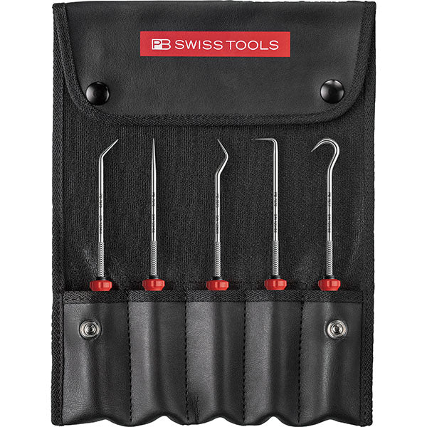 日本正規品 PBスイスツールズ スイスグリップEVO ピックツール5本組 ロールケース付 (BOX) (38685.CBB)(7610733297108) 新世代 スイスグリップEVO