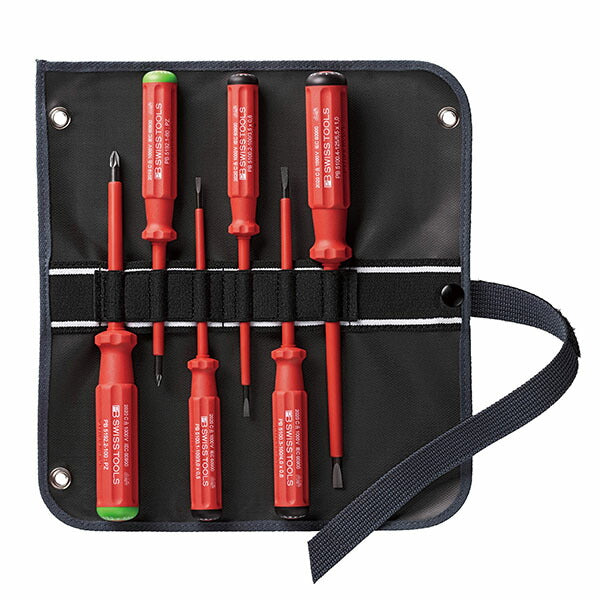 日本正規品 PBスイスツールズ エレクトロ絶縁ドライバーセット 6本組 (5543.SUGY)(7610733284818)