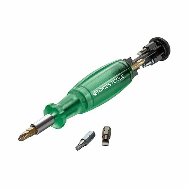 日本正規品 PBスイスツールズ インサイダー(ビット収納ドライバー)グリーン (6464.GREEN)(7610733282043)