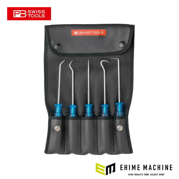 日本正規品 PBスイスツールズ ピックツール5本セット ロールケース付 パックナシ (7685.SET)(7610733266852)