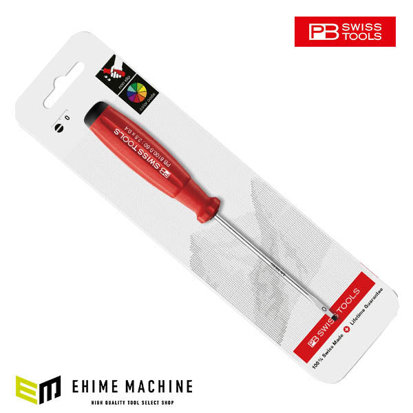 日本正規品 PBスイスツールズ スイスグリップ・マイナスドライバー(台紙付) (8100.0-80CN)(7610733241460)