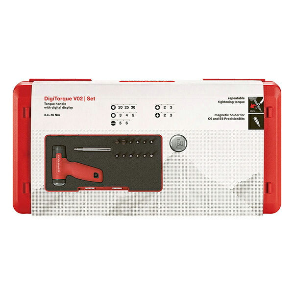 日本正規品 PBスイスツールズ デジタルトルクハンドルセットV02 (9325.SETB1JCBB)(7610733289080)
