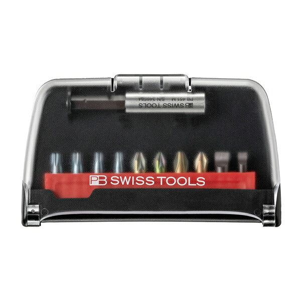 日本正規品 PBスイスツールズ ドライバービット10本組セット(ケース入リ) (C6.702BCCN)(7610733294237)