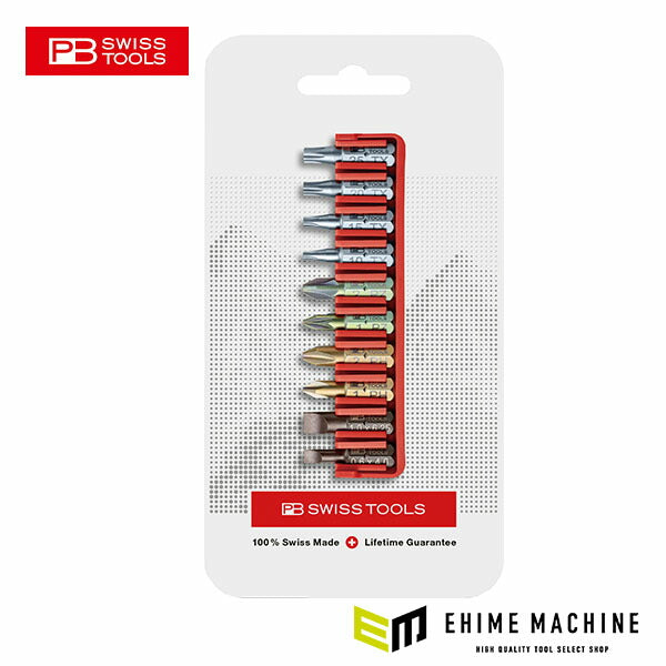 日本正規品 PBスイスツールズ ドライバービット10本組セット ビットホルダー (C6.702CN)(7610733293599)