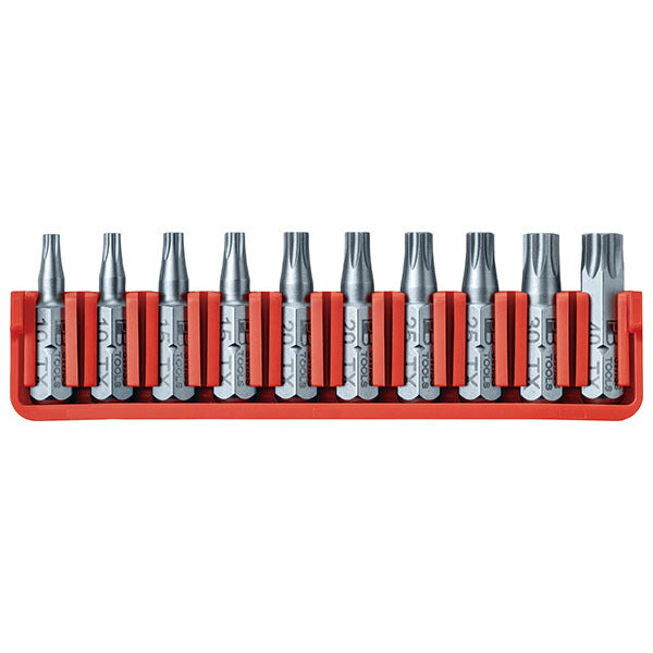 日本正規品 PBスイスツールズ ドライバービット10本組セット ビットホルダー (C6.705CN)(7610733293629)