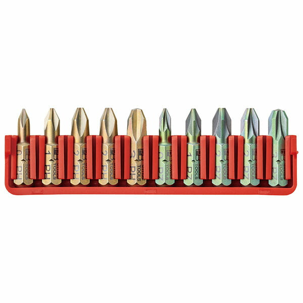 日本正規品 PBスイスツールズ ドライバービット10本組セット ビットホルダー (C6.706CN)(7610733293636)