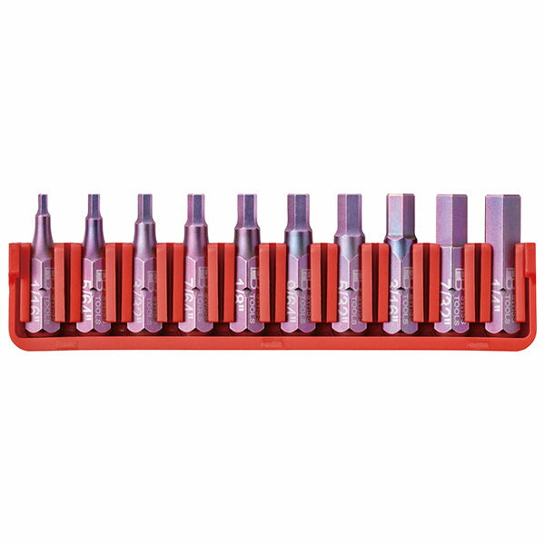 日本正規品 PBスイスツールズ ドライバービット10本組セット ビットホルダー (C6.711CN)(7610733293681)