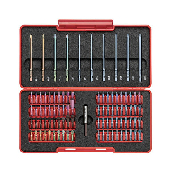 日本正規品 PBスイスツールズ ドライバービット90本組セット(ボックス入リ) (C6.792TB)(7610733294305)