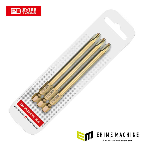 日本正規品 PBスイスツールズ 段付ロングプラスビット 3本入 (E6L.190/2CN3)(7610733257355)