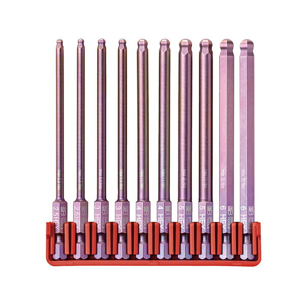 日本正規品 PBスイスツールズ 段付キビット10本組セット ビットホルダー (E6L.715CN)(7610733293810)