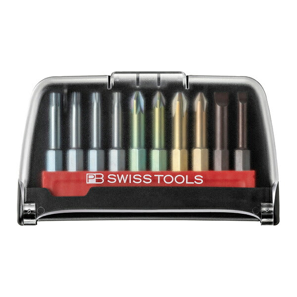日本正規品 PBスイスツールズ 段付ビット10本組セット(ケース入リ) (E6.702BCCN)(7610733294244)