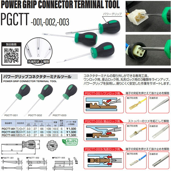 TONE パワーグリップコネクタターミナルツール (PGCTT-003)(4953488469660) トネ