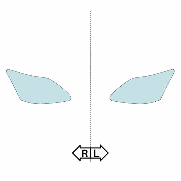カット済みヘッドライトプロテクションフィルム トヨタ セルシオ (H15.8-H18.5) (UCF30型/UCF31型) (PH0150B0305A0SA)