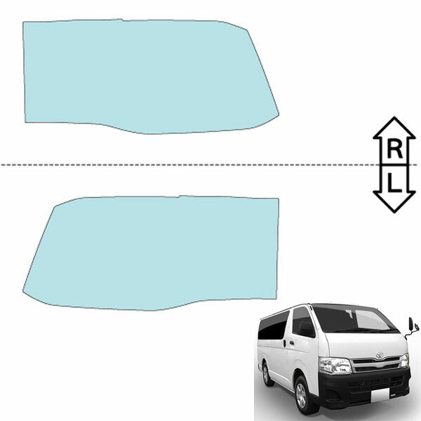 カット済みヘッドライトプロテクションフィルム トヨタ ハイエース 5ドア (H22.7-H25.11) (PH0151I1005A0SA)