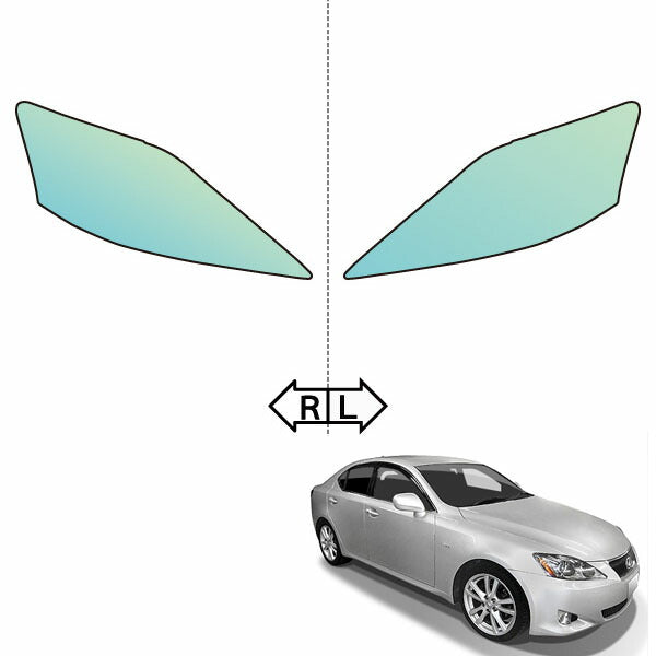 カット済みヘッドライトプロテクションフィルム レクサス IS (H17.9-H20.8) (GSE21/20/25型) (IS250/IS350) (PH0203B0505A0SA)