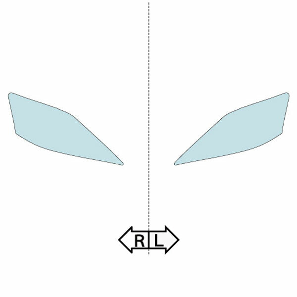 カット済みヘッドライトプロテクションフィルム レクサス IS (H20.9-H22.7) (GSE20型/GSE21型/GSE25型) (PH0203B0805A0SA)