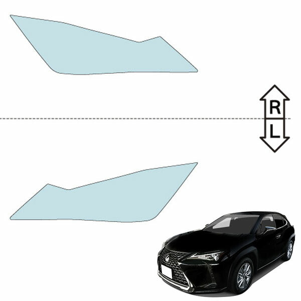 カット済みヘッドライトプロテクションフィルム レクサス UX (H30.11-) (MZAA10型/MZAH10型/MZAH15型) (PH0231K1805A0SA)
