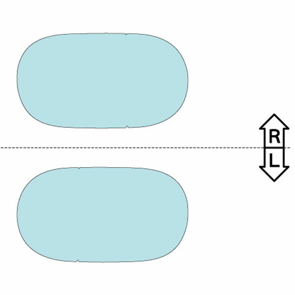 カット済みヘッドライトプロテクションフィルム 日産 キューブ (H19.1-H20.10) (BZ11型/BNZ11型/YZ11型) (14S/14RS/15M/15RX/15E) (PH0307H0705B0SA)