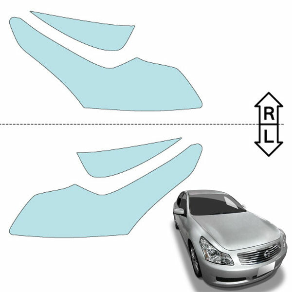 カット済みヘッドライトプロテクションフィルム 日産 スカイライン セダン (H18.11-H20.11) (V36型) (PH0311B0605A0SA)