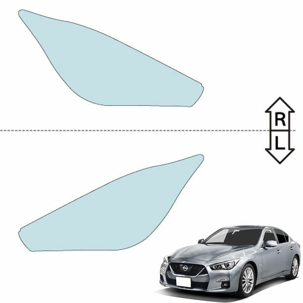 カット済みヘッドライトプロテクションフィルム 日産 スカイライン ハイブリッド (R1.9-R4.8) (HV37型/HNV37型) (GT/GT Type P/GT Type SP) (PH0311L1905A0SA)