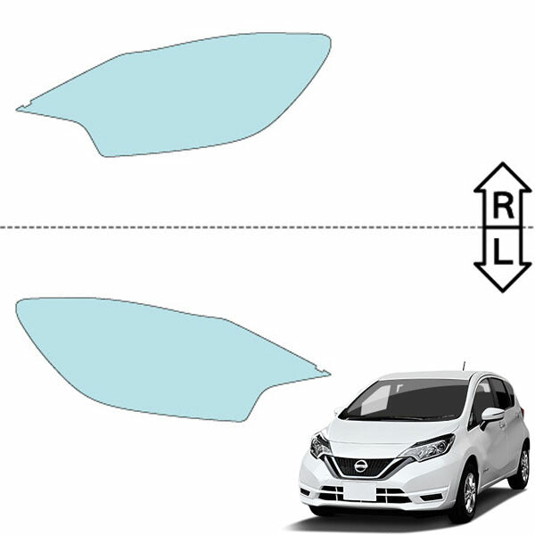 カット済みヘッドライトプロテクションフィルム 日産 ノート e-POWER (H28.11-H29.8) (HE12型) (S/X/MEDALIST/NISMO) (PH0319M1605A0SA)