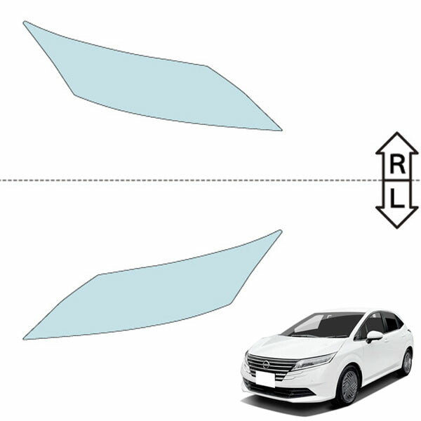カット済みヘッドライトプロテクションフィルム 日産 ノート e-POWER (R6.1-) (E13型/SNE13型) (X/X FOUR) (PH0319M2405A0SA)