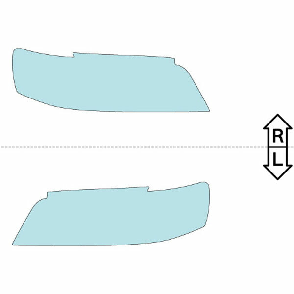 カット済みヘッドライトプロテクションフィルム 日産 シーマ (H10.9-H12.12) (Y33型) (PH0320BA805A0SA)