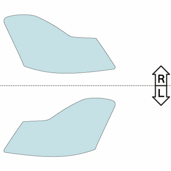 カット済みヘッドライトプロテクションフィルム 日産 フーガ (H16.10-H19.11) (Y50型/PY50型/PNY50型/GY50型) (PH0321B0405A0SA)