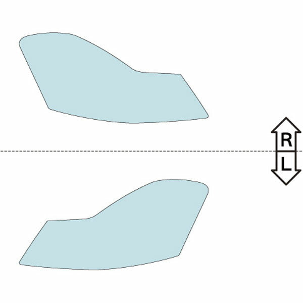 カット済みヘッドライトプロテクションフィルム 日産 フーガ (H16.10-H19.11) (Y50型/PY50型/PNY50型/GY50型) (PH0321B0405B0SA)