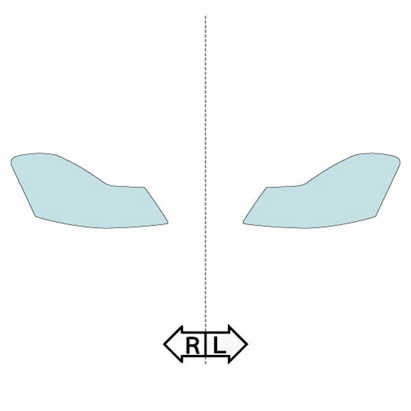 カット済みヘッドライトプロテクションフィルム 日産 フーガ (H19.12-H21.10) (Y50型/PY50型/GY50型/PNY50型) (GT/GT タイプ P/GT タイプS) (PH0321B0705A0SA)